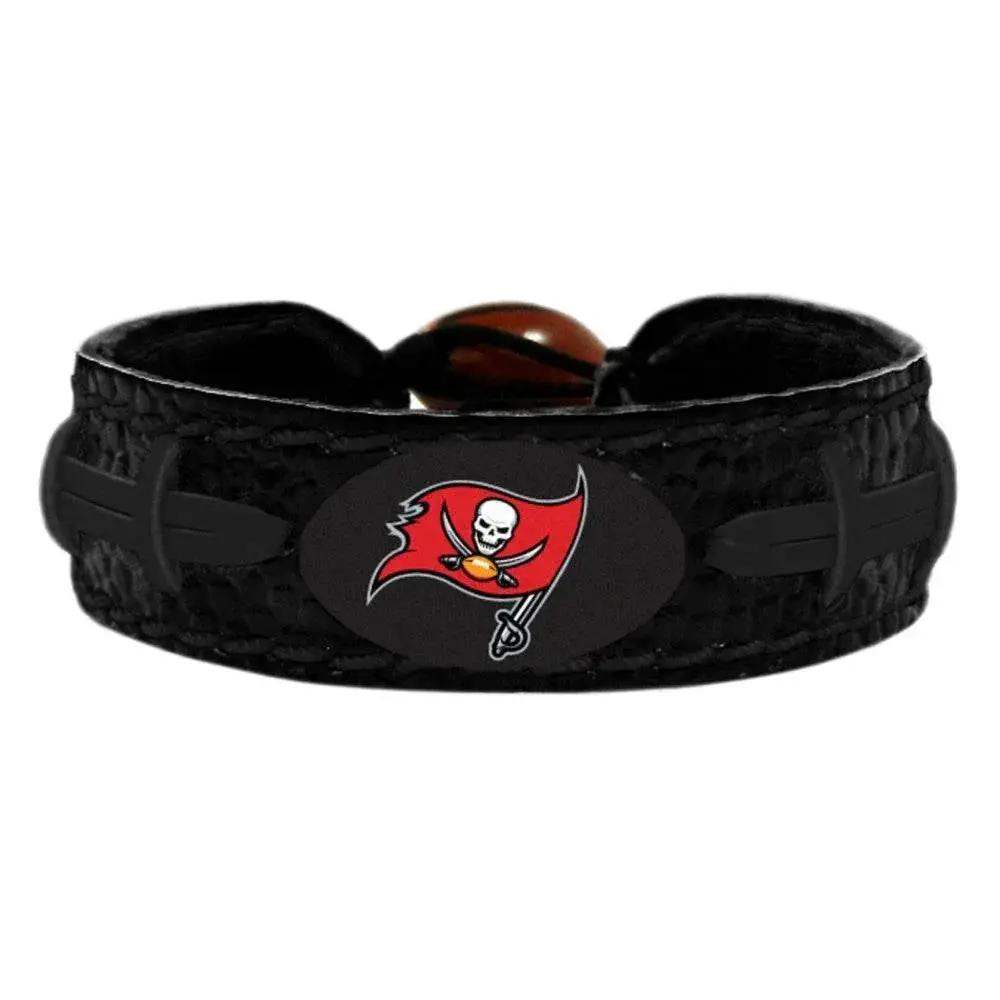 Tampa Bay Buccaneers Leather Bracelet Black Ceramic Bead - ToylandEU™