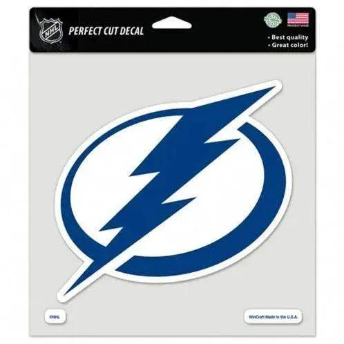 Tampa Bay Lightning Decal 8x8 Perfect Cut Color Vinyl - ToylandEU™