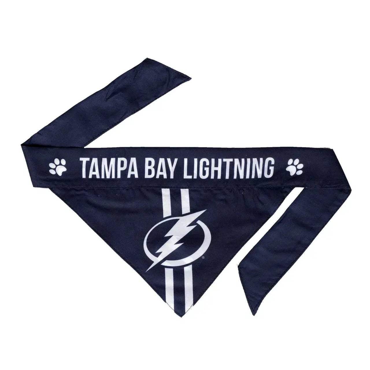 Tampa Bay Lightning Pet Bandanna Reversible Paisley Logo M - ToylandEU™