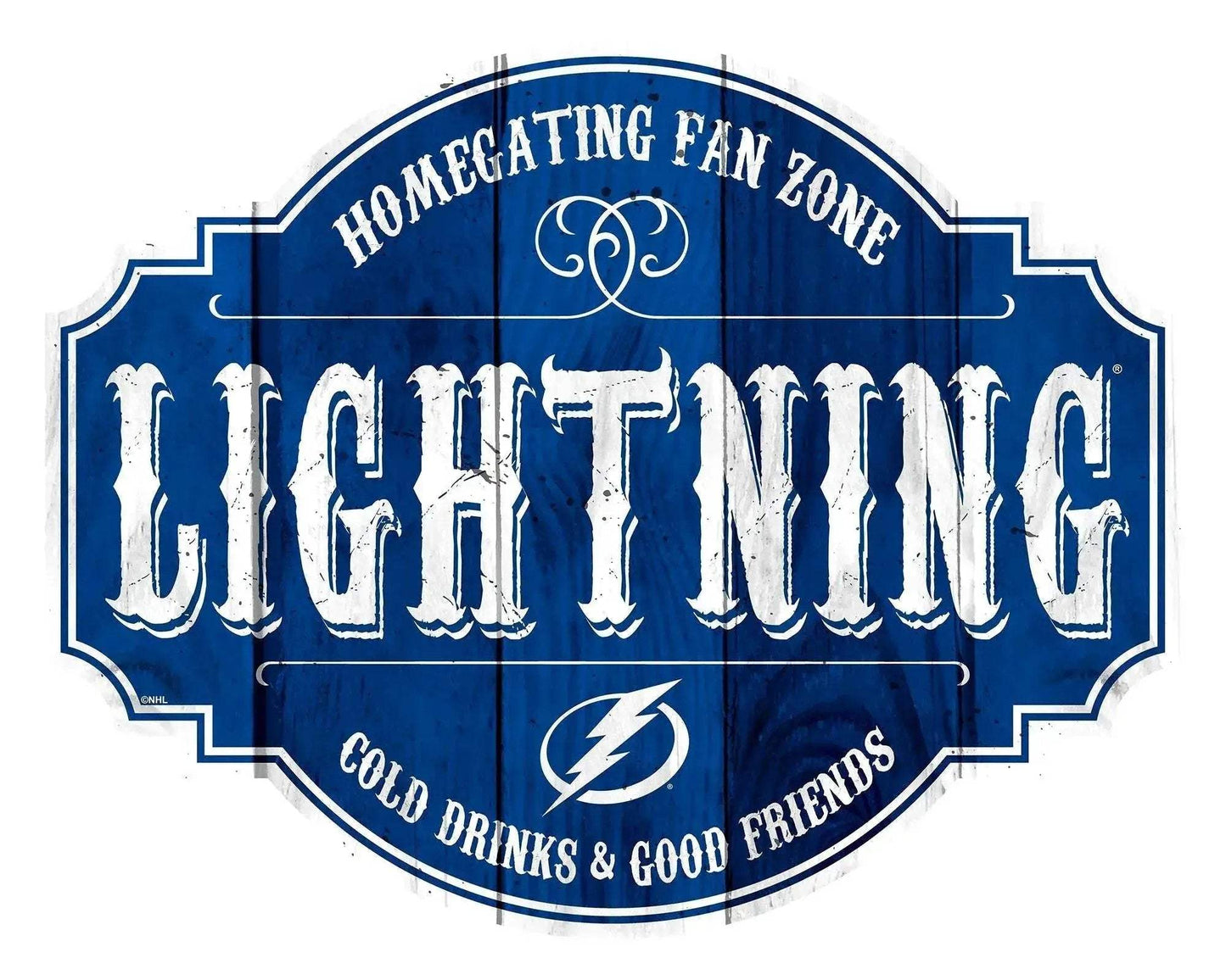 Tampa Bay Lightning Wood Sign 12 Inch Homegating Tavern - ToylandEU™