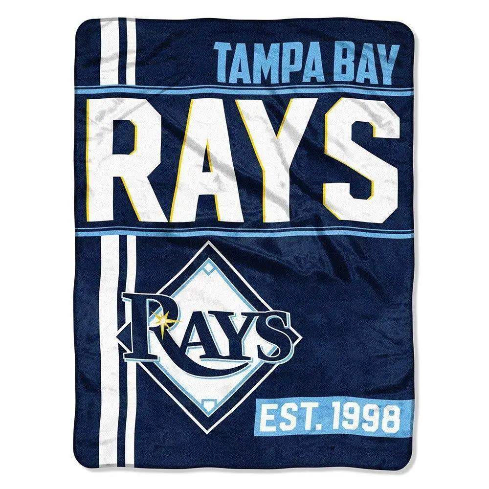 Tampa Bay Rays Blanket 46x60 Micro Raschel Walk Off Design - ToylandEU™