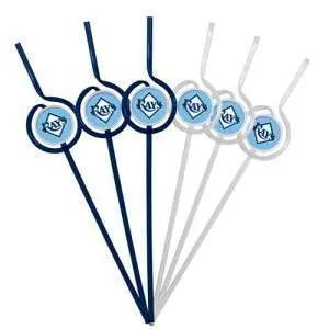 Tampa Bay Rays Team Sipper Straws 6 Pack BPA Free Set - ToylandEU™