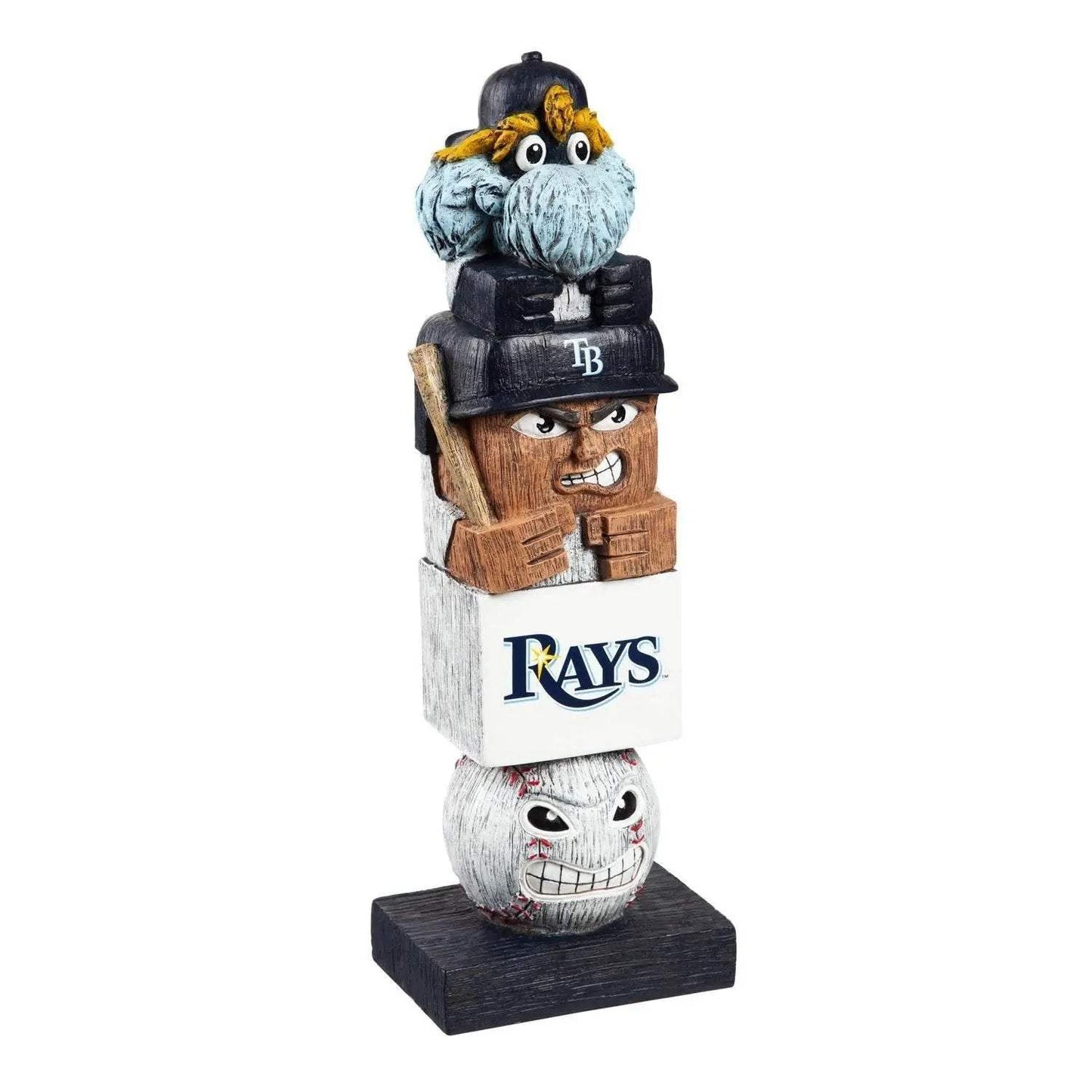 Tampa Bay Rays Tiki Totem Decor Handpainted Polystone - ToylandEU™