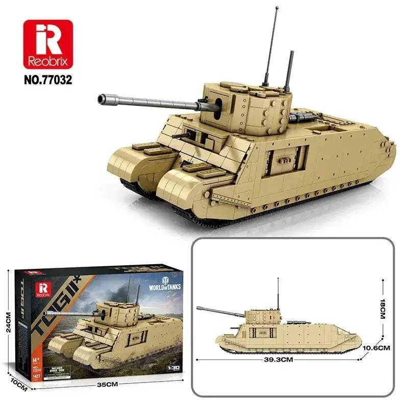 Tank Model Kit 1 To 30 Authentic Military Vehicle Gift - ToylandEU