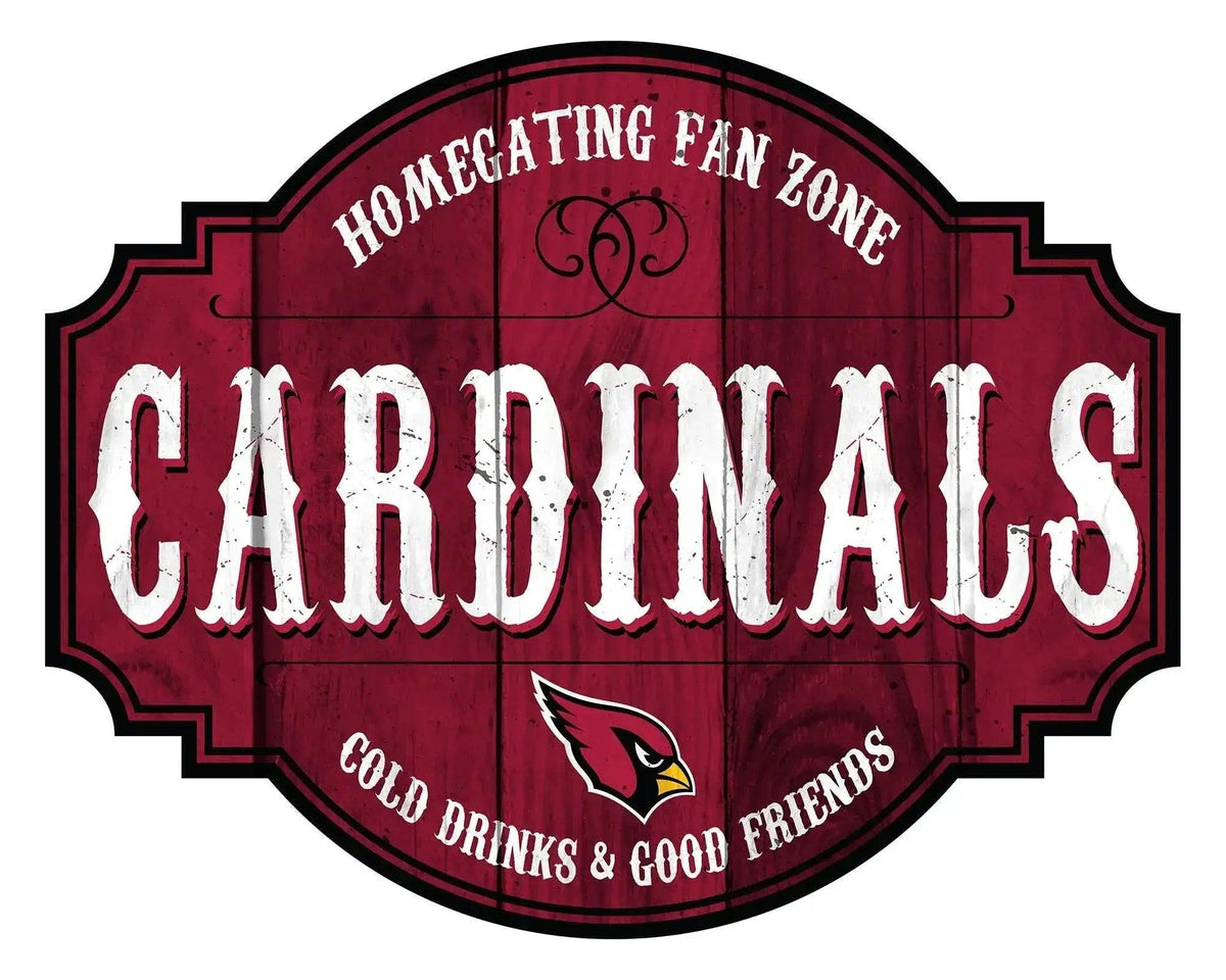 Arizona Cardinals Wood Sign 12 Inch Homegating Tavern - ToylandEU™