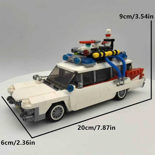 Technical Cars City Ghostbusters Ecto-1 Model Building Blocks - ToylandEU
