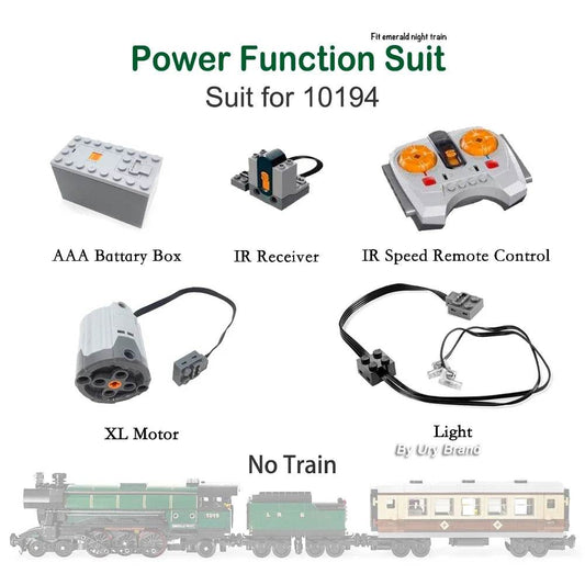 Technical Expert Power Function Parts for 10194 Emerald Train - ToylandEU