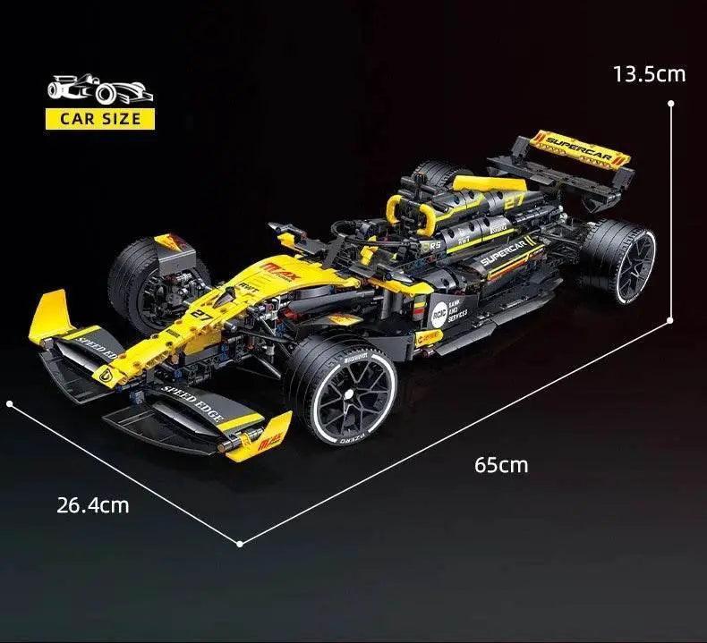 Technical Super Racing 1:8 Formula Building Block Toy - ToylandEU™