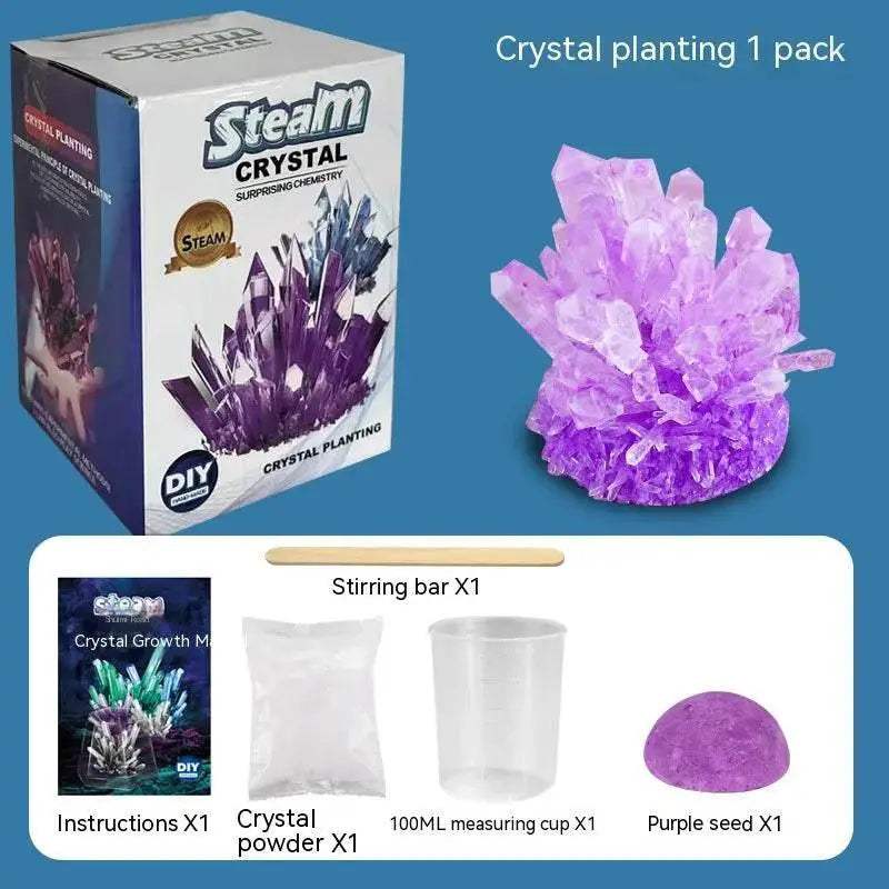Technology Toy Crystal Planting DIY Scientific Experiment Set Fun Parent-Child Communication Chemical Crystallization Principles - ToylandEU
