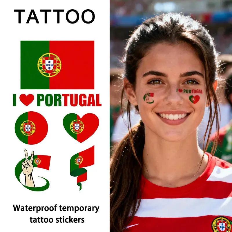 European Flag Temporary Tattoo Waterproof Long Lasting - ToylandEU™