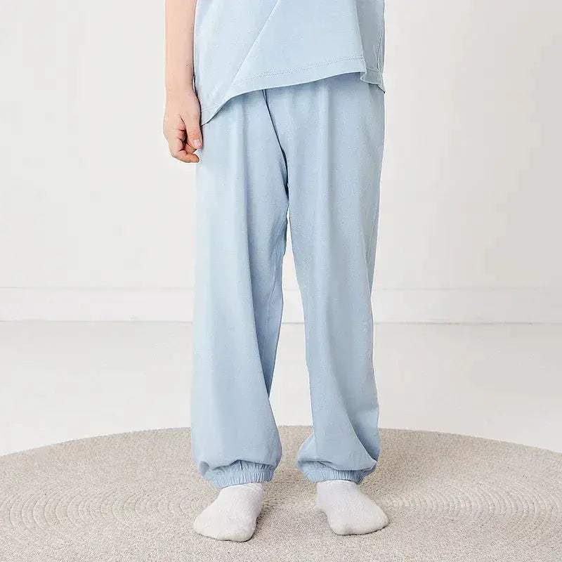 Tencel Antibacterial Kids Lounge Pants For Summer Sleepwear - ToylandEU
