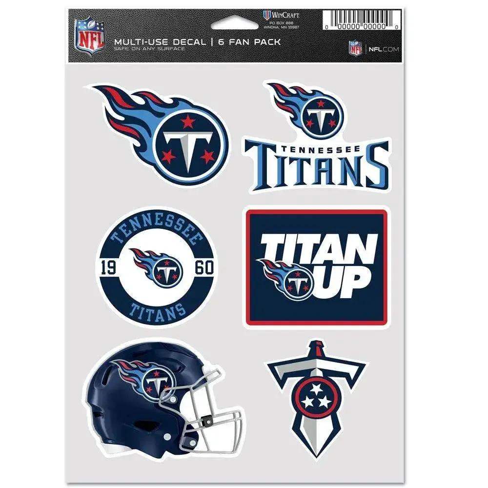Tennessee Titans Decal Multi Use Fan 6 Pack For Windows - ToylandEU™