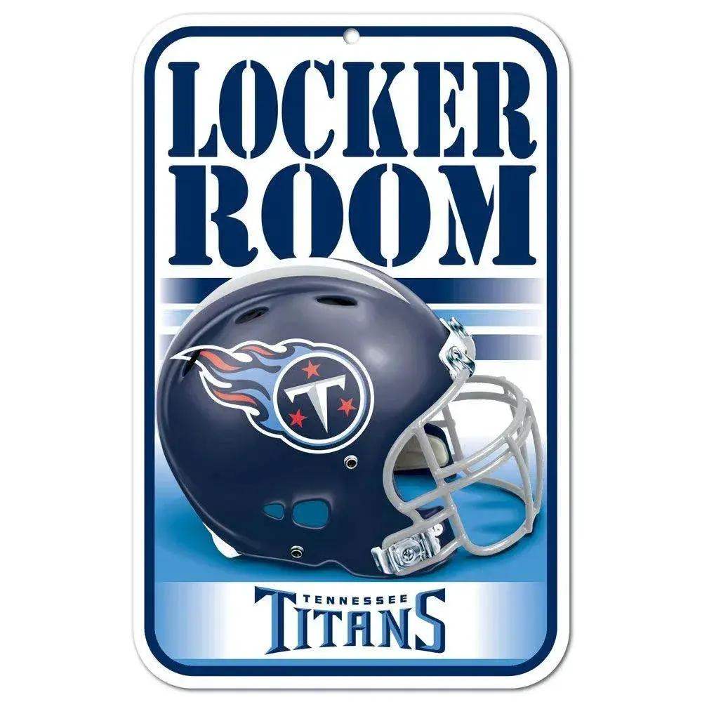 Tennessee Titans Locker Room Sign 11x17 Plastic Wall Decor - ToylandEU™