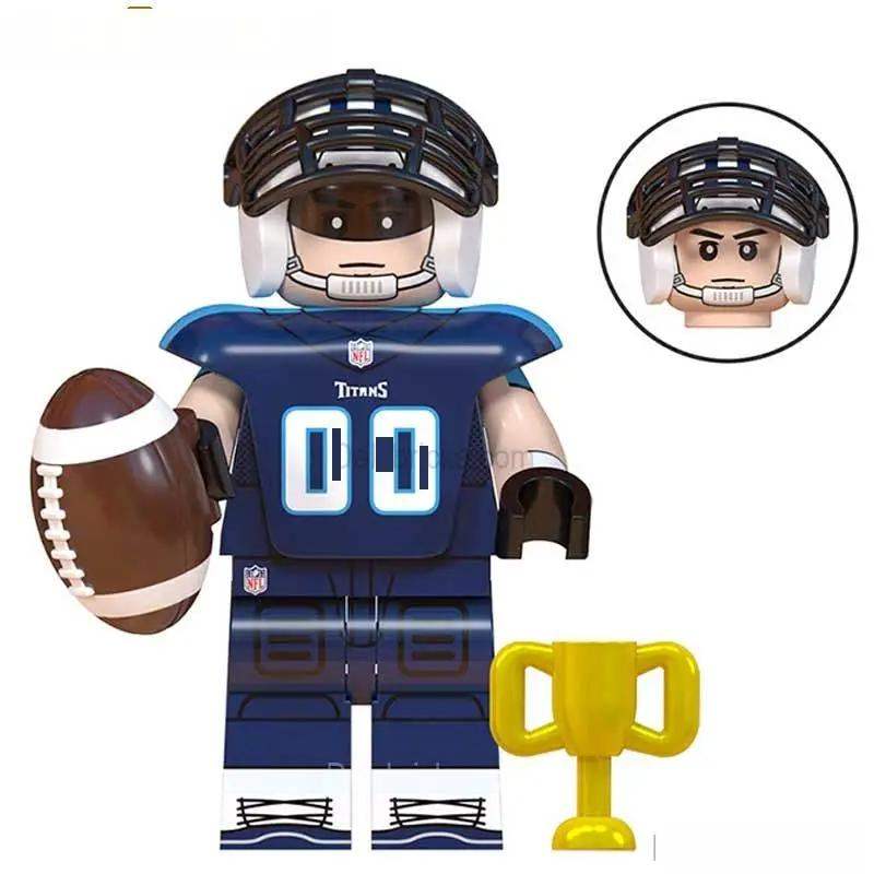 Tennessee Titans NFL Football Teams Lego Minifigures Custom Toys - Minifigure Toys