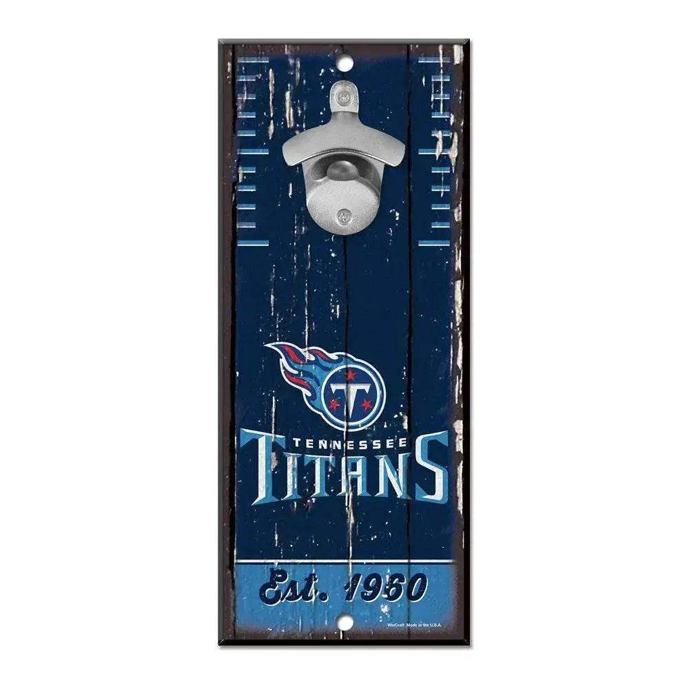 Tennessee Titans Wooden Sign Bottle Opener 5x11 Vintage - ToylandEU™