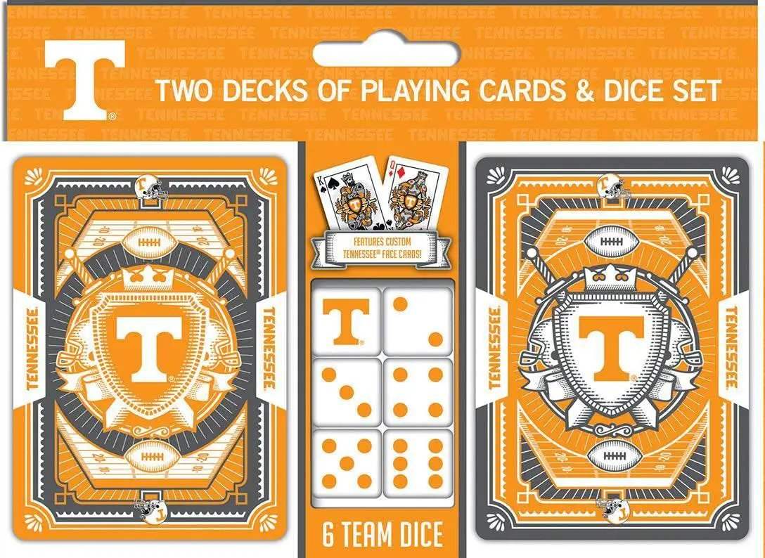 Tennessee Volunteers Playing Cards and Dice Set Deluxe - ToylandEU™