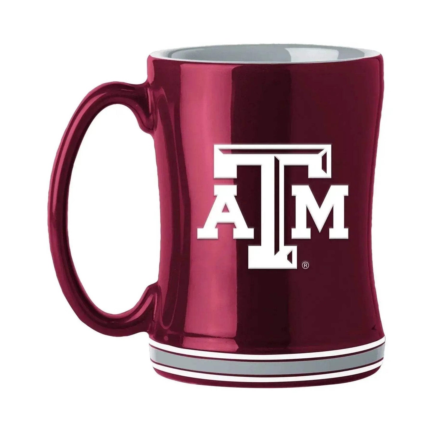 Texas A M Aggies 14 Oz Sculpted Relief Coffee Mug Color - ToylandEU™