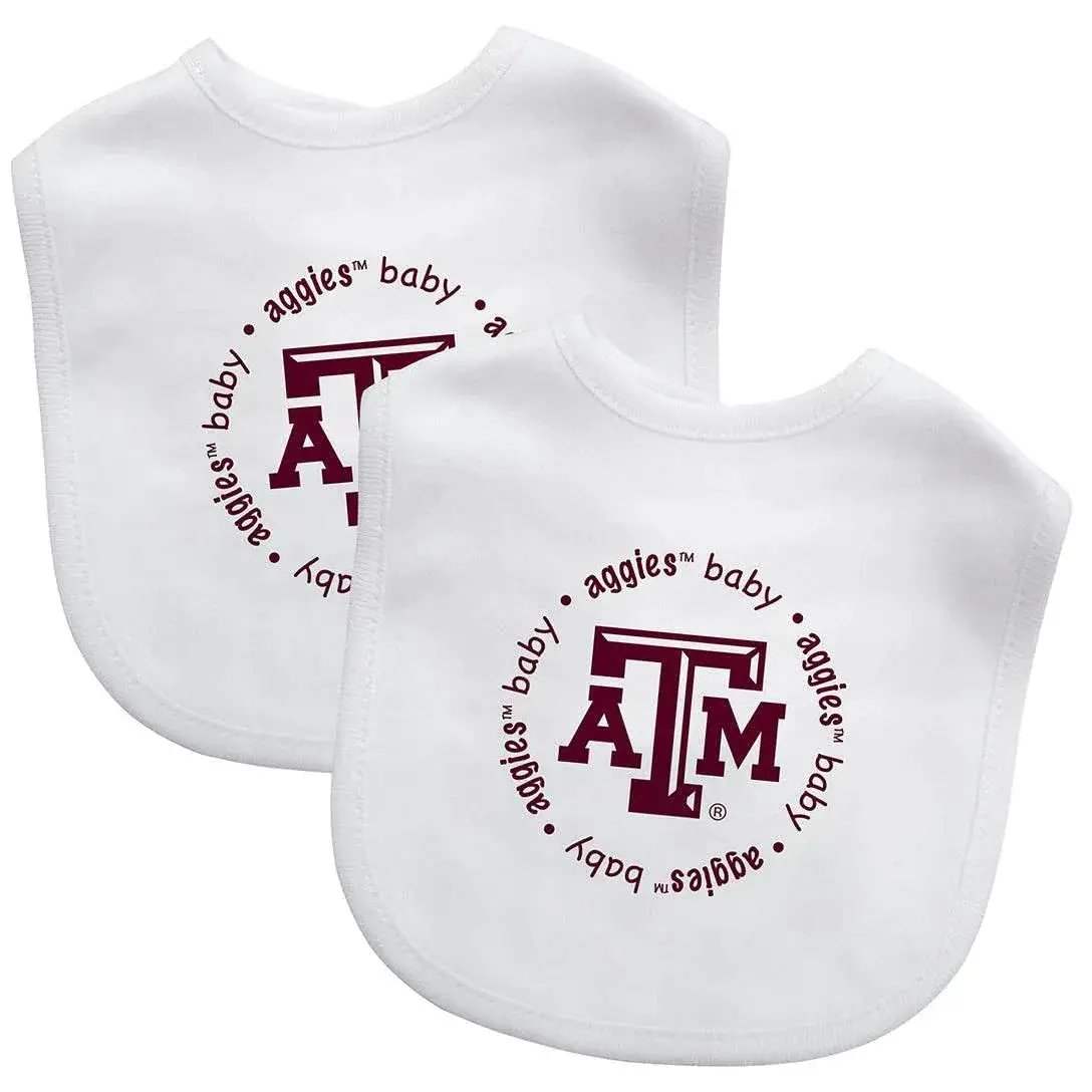 Texas AM Aggies Baby Bibs 2 Pack Officially Licensed - ToylandEU™