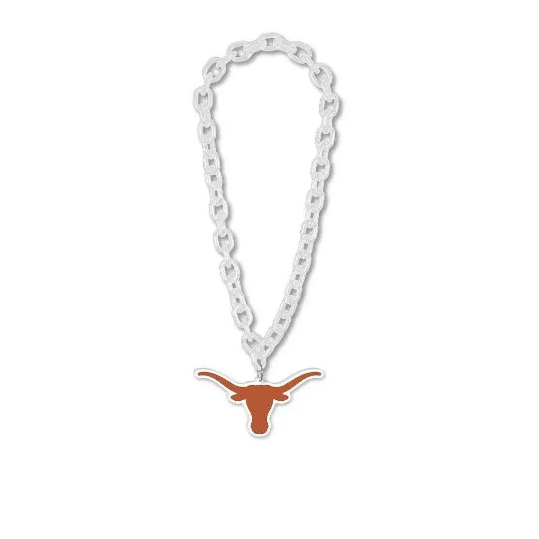 Texas Longhorns Necklace 38 Inch Big Fan Chain Foam Logo - ToylandEU™