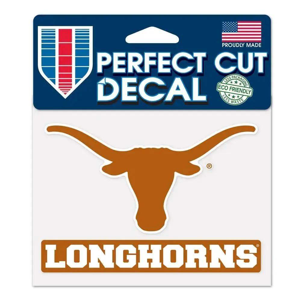 Texas Longhorns Outdoor Decal 4.5x5.75 Perfect Cut Color - ToylandEU™