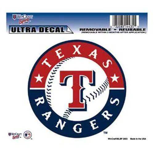 Texas Rangers Decal 5x6 Ultra Color - ToylandEU