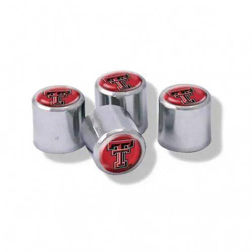 Texas Tech Red Raiders Valve Stem Caps Domed Logo Set - ToylandEU™