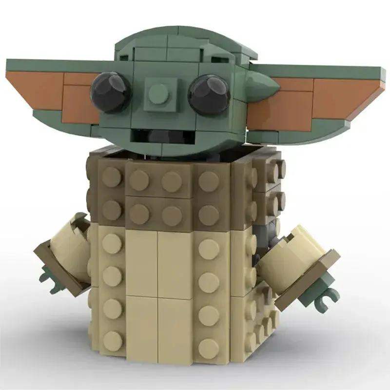 Baby Yoda LEGO Mandalorian Custom Moc With 100 Authentic Parts - ToylandEU