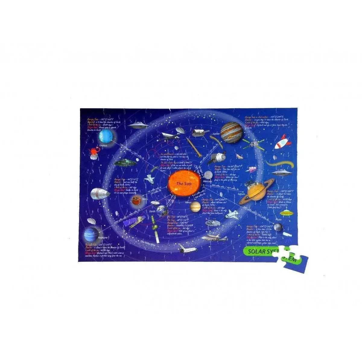 Solar System Jigsaw Puzzle In Sphere Tin 100 Pieces - ToylandEU