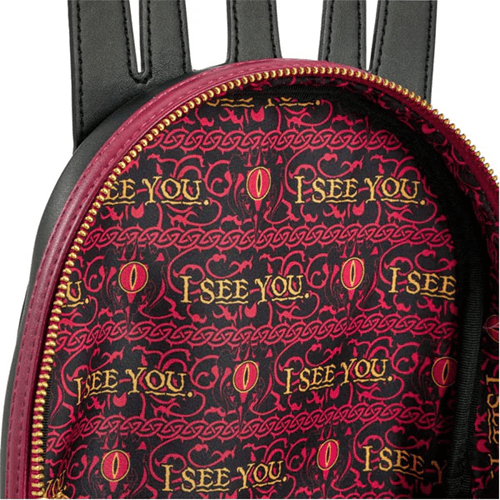 The Lord Of The Rings Exclusive Sauron Lenticular Mini Backpack | Loungefly | Lenticular Sauron Design | Middle-earth Fans