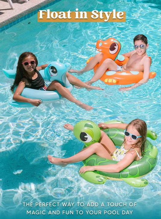 Inflatable Kids Pool Floats Dinosaur Designs Three Pack - ToylandEU™