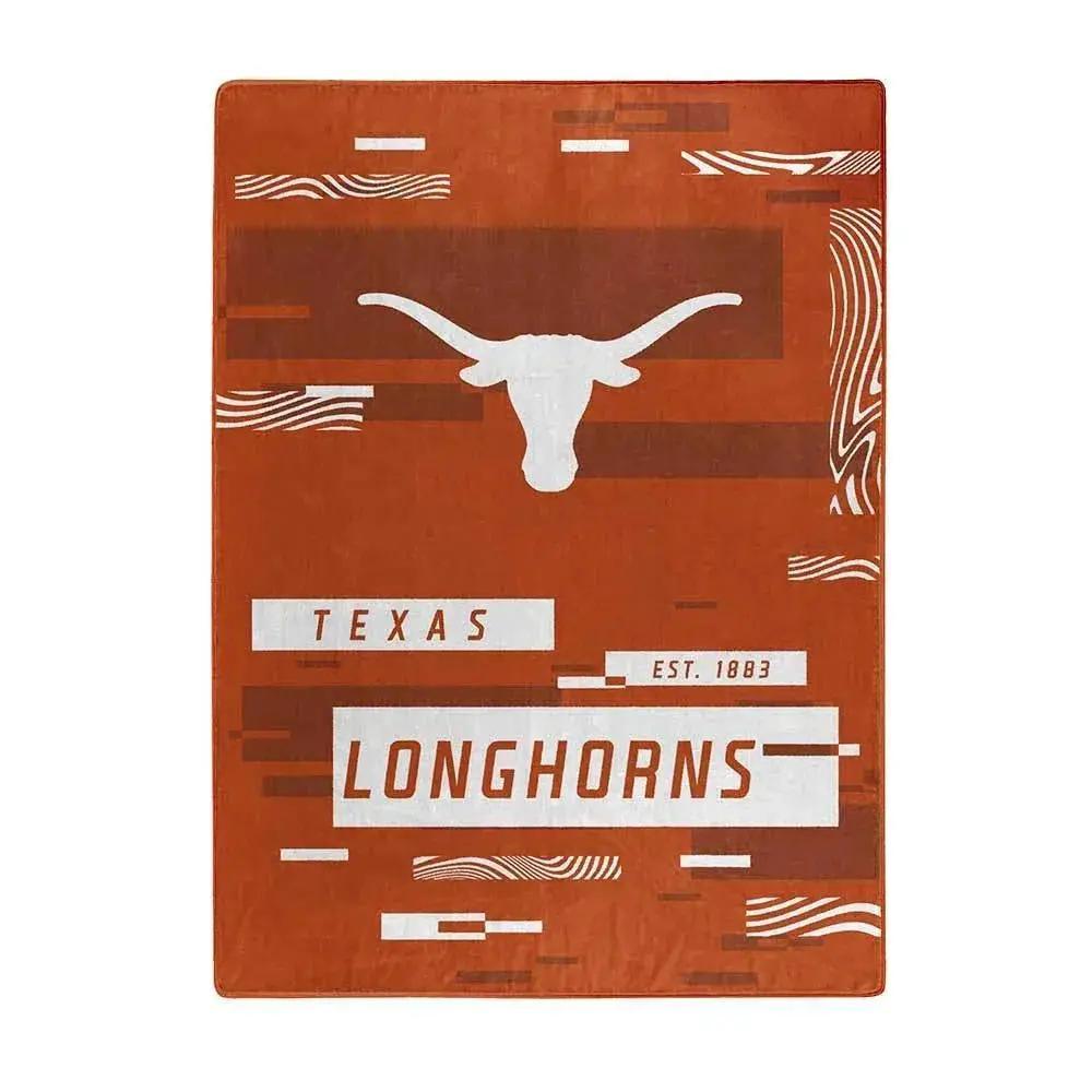 Texas Longhorns Blanket 60x80 Raschel Digitize Design - ToylandEU™