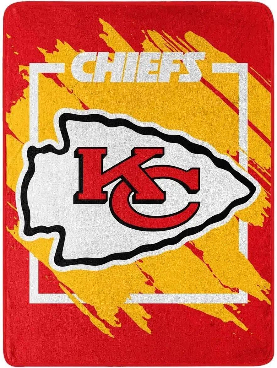 Kansas City Chiefs Blanket Micro Raschel Dimensional Design - ToylandEU™