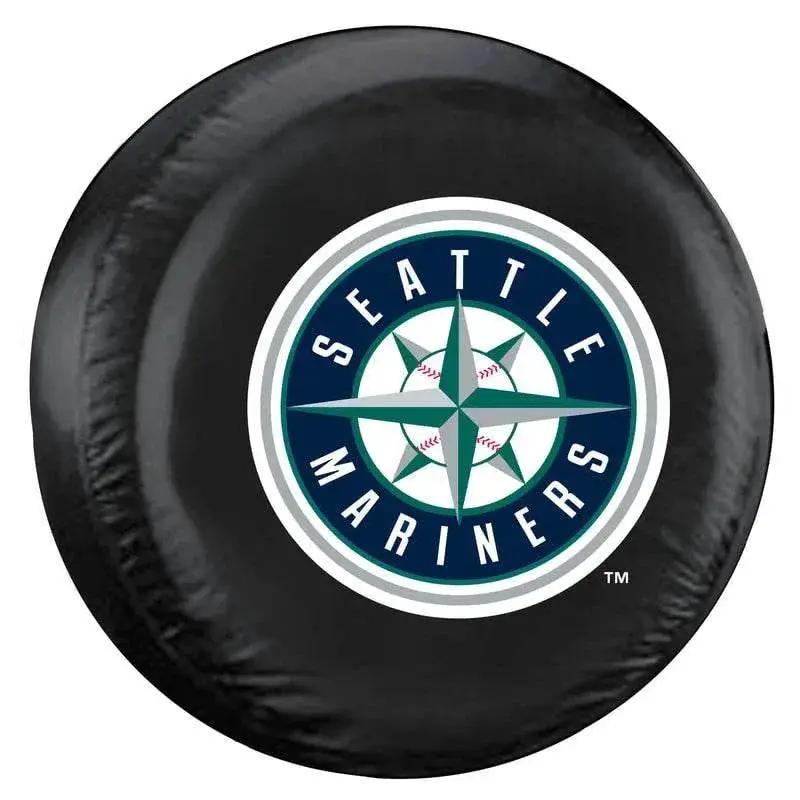 Seattle Mariners Tire Cover Large Size Black Alternate Logo - ToylandEU™
