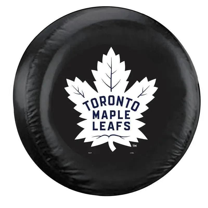 Toronto Maple Leafs Tire Cover Large Black Universal Fit - ToylandEU™
