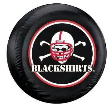 Nebraska Cornhuskers Tire Cover Large Size Blackshirts Logo - ToylandEU™