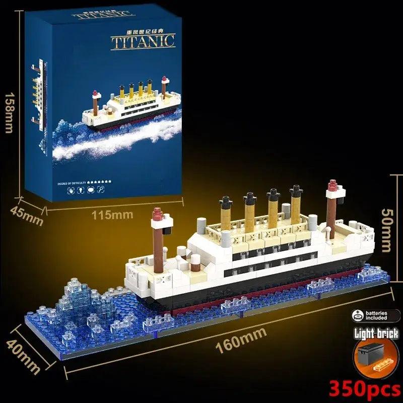 Titanic Inspired Iceberg Cruise Ship Building Blocks - ToylandEU™