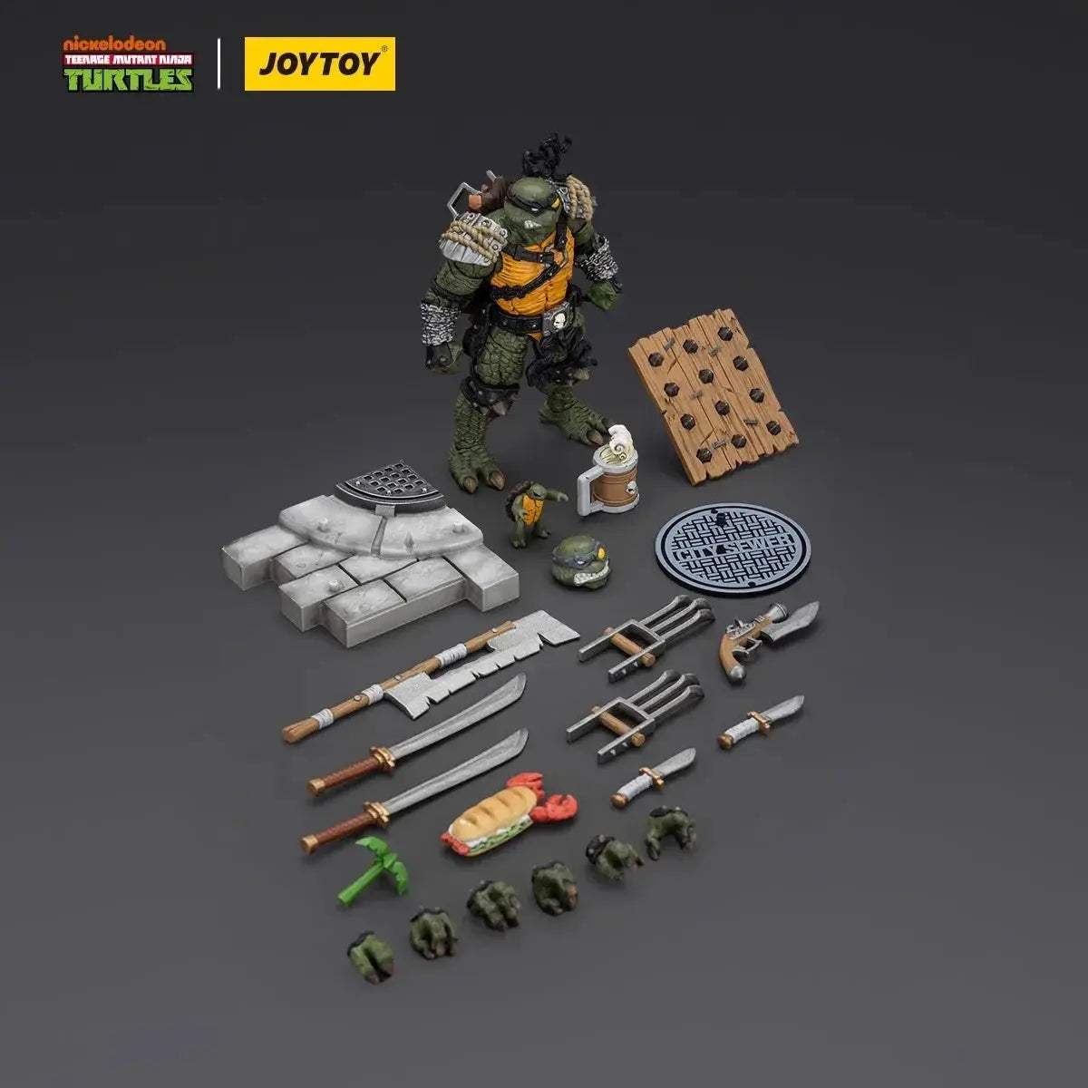 Tmnt Groundchuck Dirtbag Rahzar Action Figures One Eighteen Scale Collectible - ToylandEU