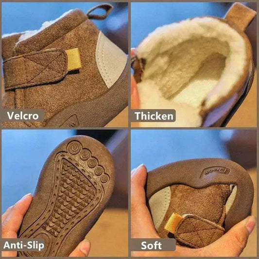 Toddler Snow Boots Warm Plush Lined Anti Slip Sole - ToylandEU