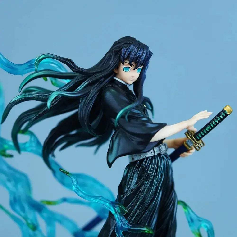 Tokito Muichiro Anime Figure, Demon Slayer Action Figurines PVC Statue Collectible 27 CM - ToylandEU