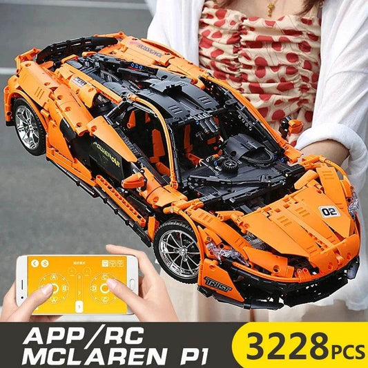 Top Building Blocks Remote Control P1 Hyper Car For Kids - ToylandEU