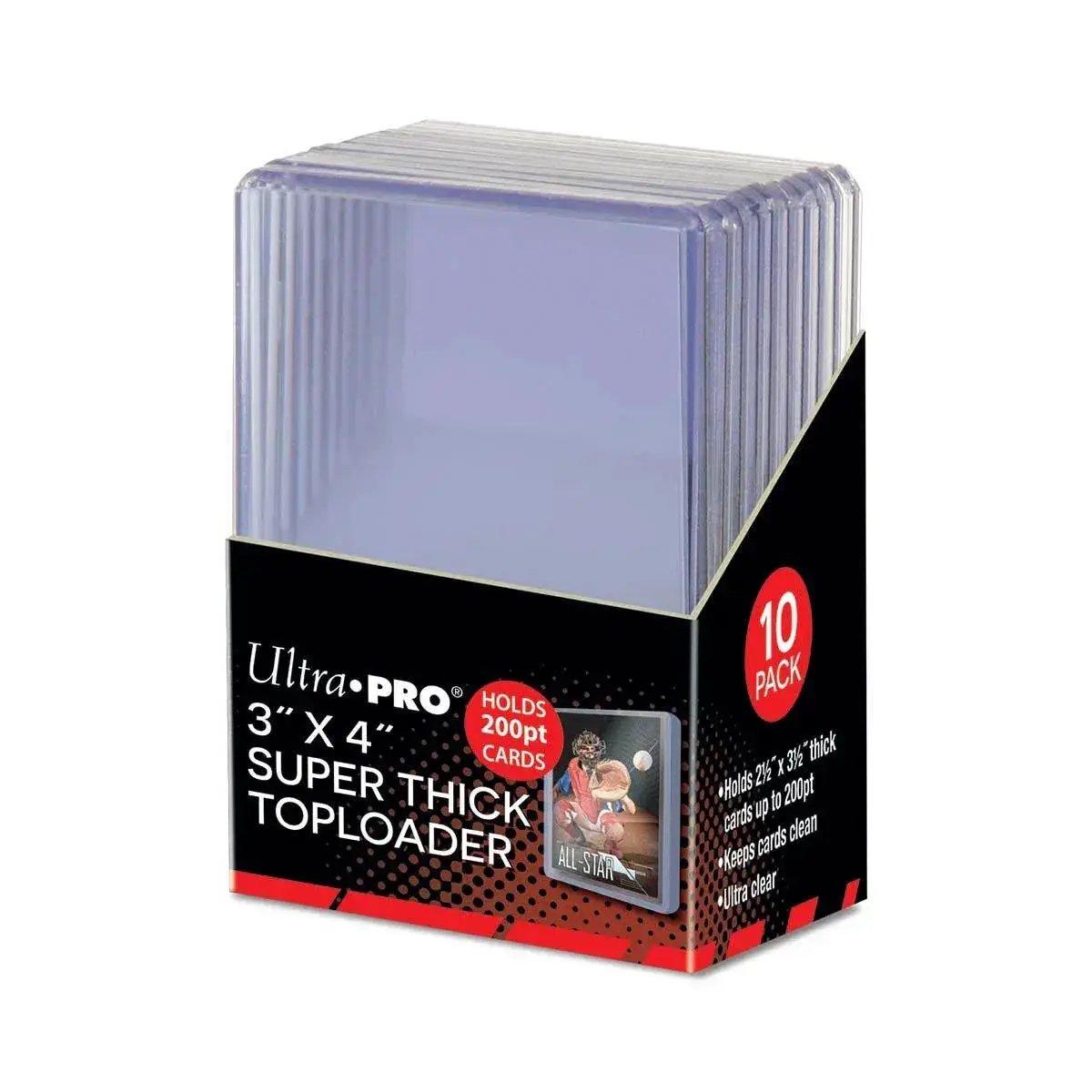 Toploader 3x4 200pt Thick Card Protectors 10 Pack Ultra Pro - ToylandEU™
