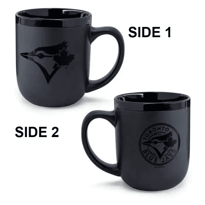 Toronto Blue Jays 17oz Matte Black Ceramic Coffee Mug - ToylandEU™