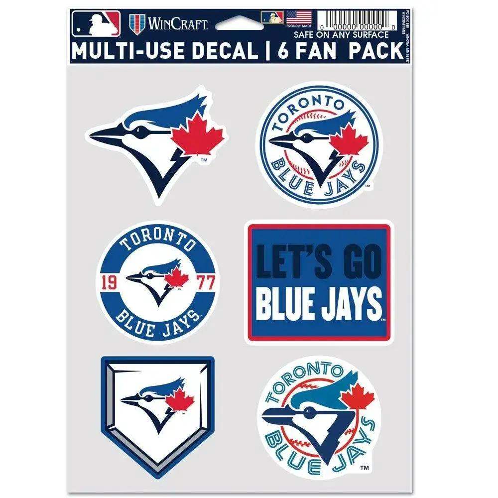 Toronto Blue Jays Decal Multi Use Fan Pack Six Pack - ToylandEU™