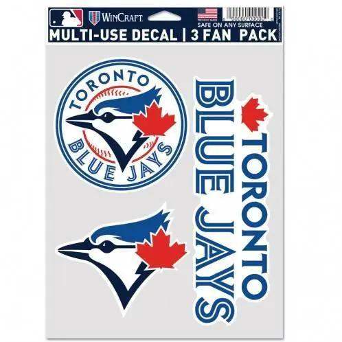 Toronto Blue Jays Multi Use Decal Pack Three in One Fan - ToylandEU™