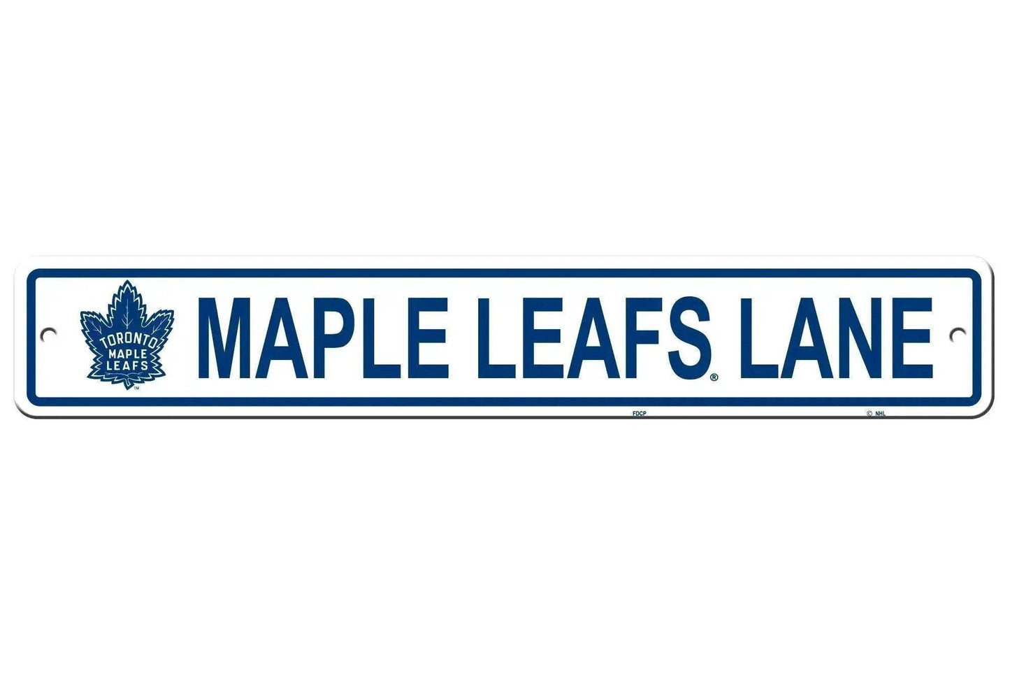 Toronto Maple Leafs 4x24 Plastic Street Style Sign Co - ToylandEU™
