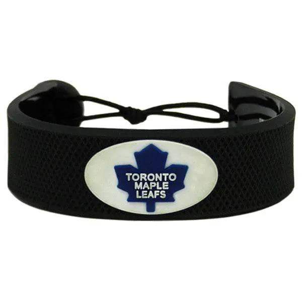 Toronto Maple Leafs Leather Bracelet With Ceramic Bead - ToylandEU™