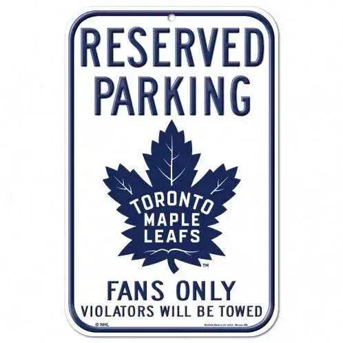 Toronto Maple Leafs Sign 11x17 Plastic Reserved Parking Sign - ToylandEU™