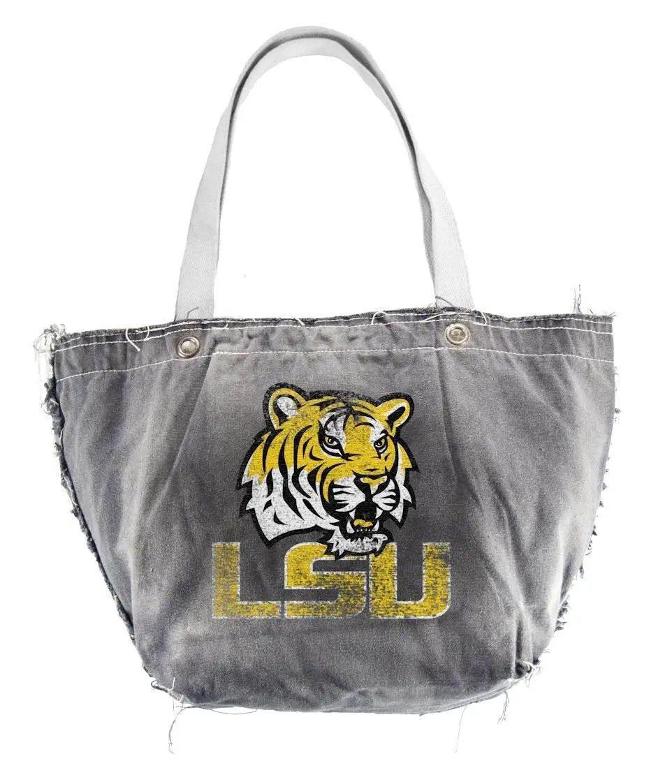 LSU Tigers Vintage Tote Bag Cotton Canvas Handcrafted - ToylandEU™