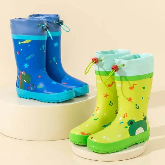 Tough Kids Rain Boots Anti Slip Cartoon Print EVA For Kids - ToylandEU