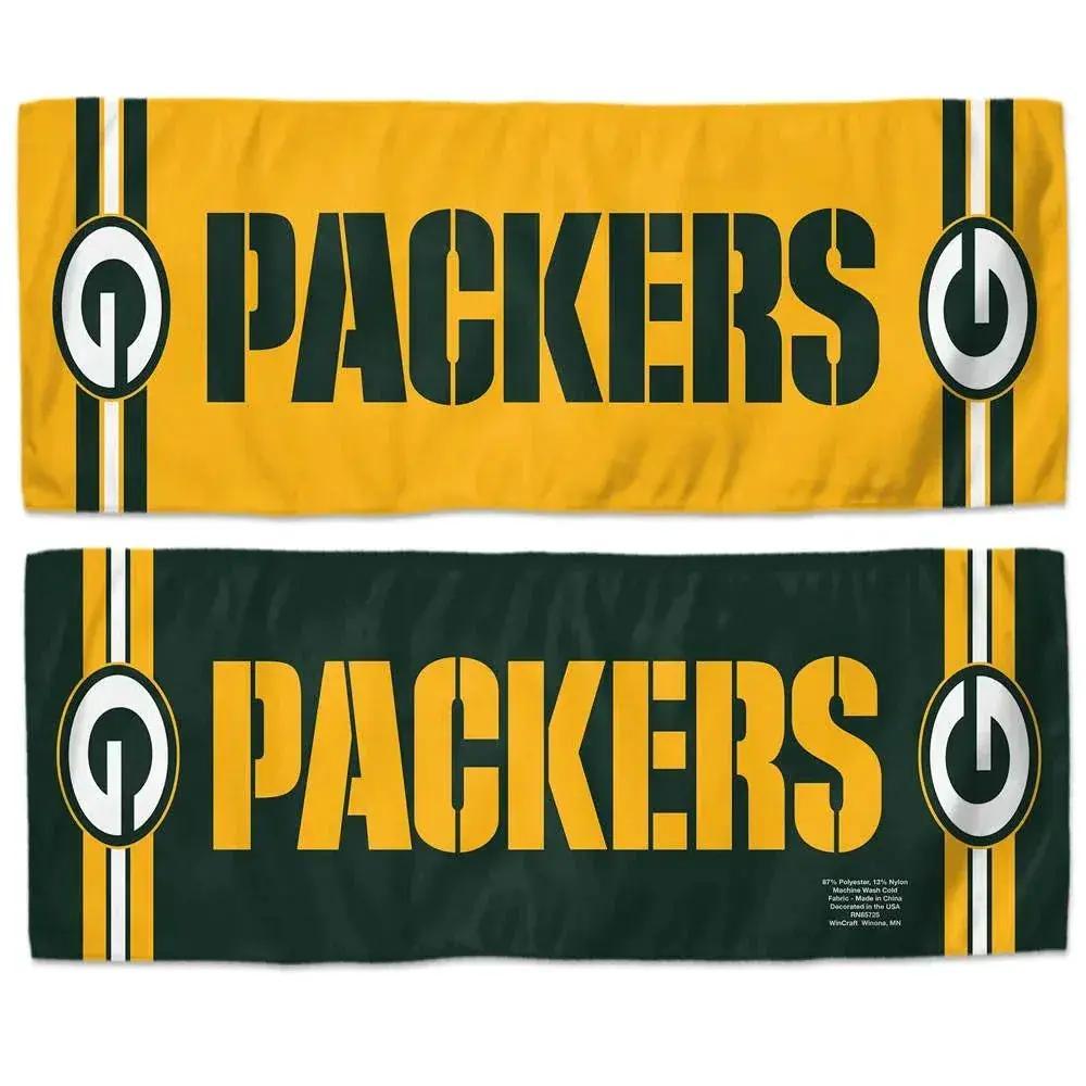 Green Bay Packers Cooling Towel 12x30 Performance Polyester - ToylandEU™